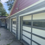 Garage doors on house for sale